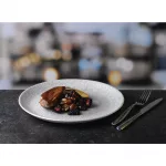 Churchill Raku Jasper Grey Evolve Coupe Plate 8.67" (Box 12) (Direct) - Image 3