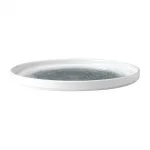 Churchill Raku Walled Plates Topaz Blue 260mm (Pack of 6) - Image 2