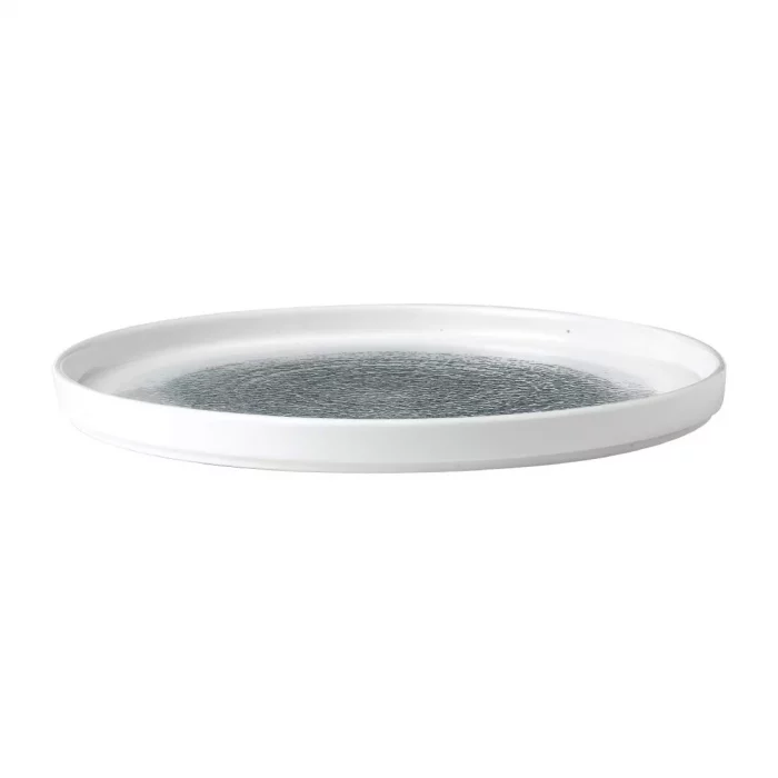 Churchill Raku Walled Plates Topaz Blue 260mm (Pack of 6) - Image 2