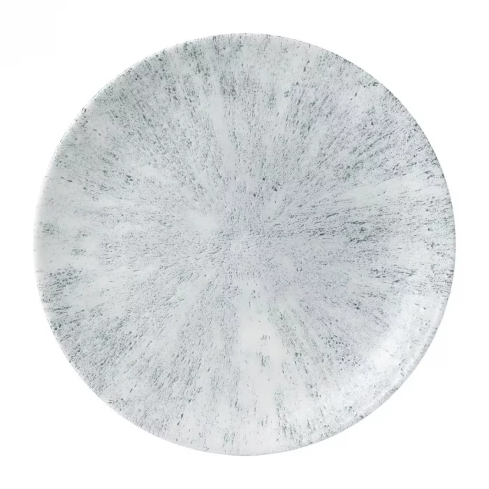 Churchill Stone Evolve Coupe Plates Pearl Grey 218mm (Pack of 12) - Image 1