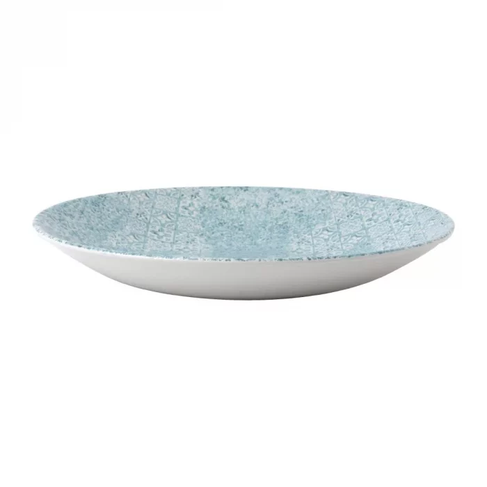 Churchill Med Tiles Deep Coupe Plates Aquamarine 279mm (Pack of 12) - Image 1