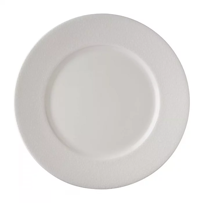 Royal Crown Derby Effervesce White Flat Rim Plate 215mm (Pack of 6) - Image 1