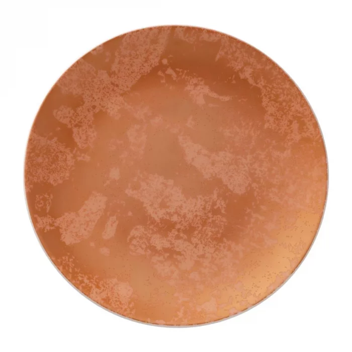 Royal Crown Derby Crushed Velvet Copper Coupe Plate 209mm (Pack of 6) - Image 1