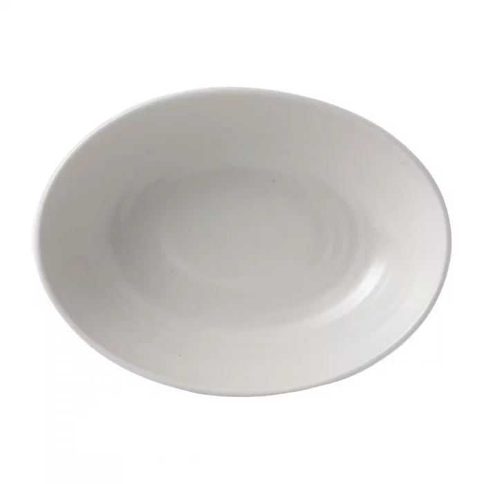 Dudson Evo Pearl Deep Oval Bowl 216 x 162mm (Pack of 6) - Image 1