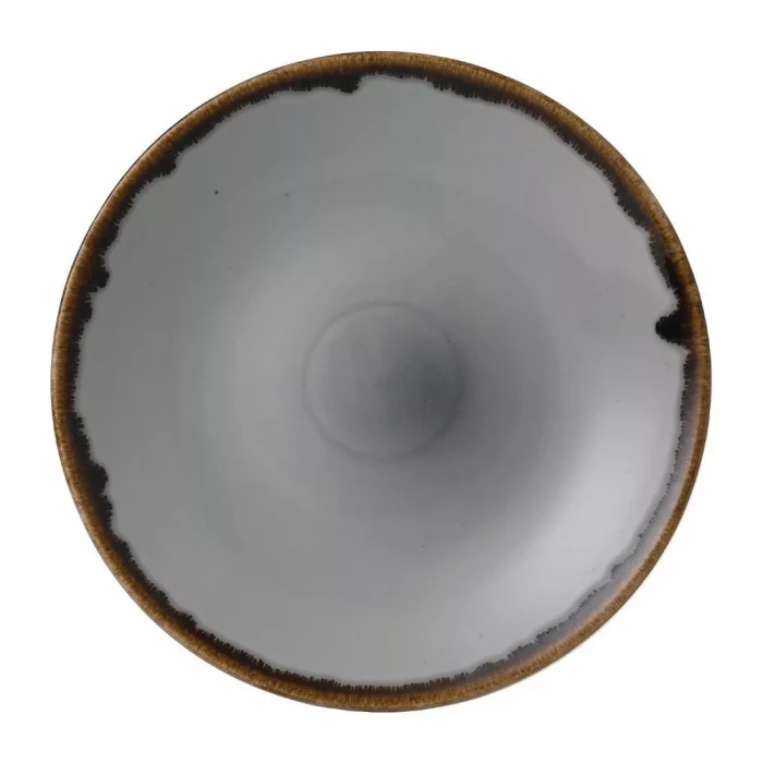 Dudson Harvest Grey Deep Coupe Plate 254mm (Pack of 12) - Image 1