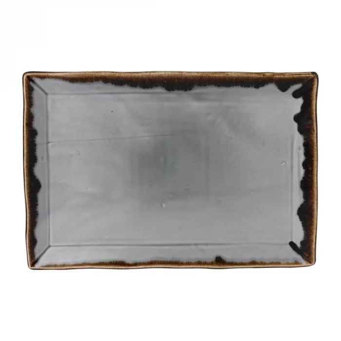 Dudson Harvest Grey Rectangle Tray 343 x 232mm (Pack of 6) - Image 1