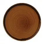 Dudson Harvest Brown Walled Plate 260mm (Pack of 6)