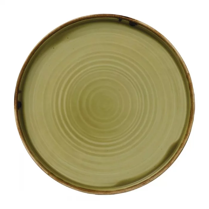 Dudson Harvest Green Walled Plate 220mm (Pack of 6) - Image 1