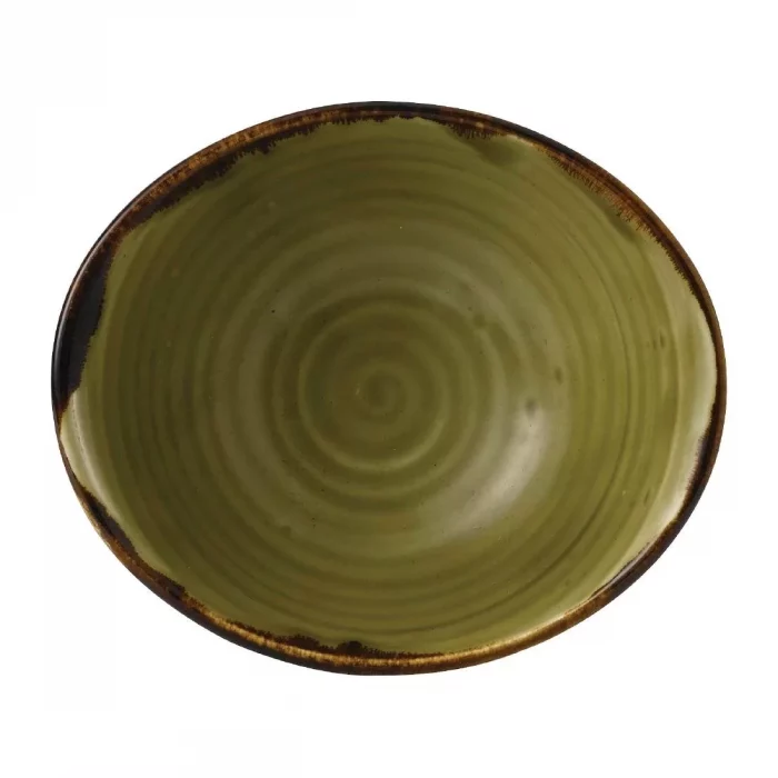 Dudson Harvest Green Deep Bowl 172 x 146mm (Pack of 6) - Image 1