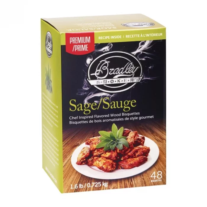 Bradley Food Smoker Sage Premium Flavour (Pack of 48) - Image 1