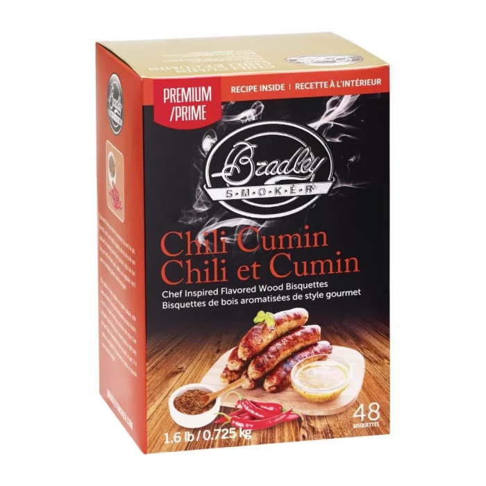 Bradley Food Smoker Chili Cumin Premium Flavour (Pack of 48) - Image 1