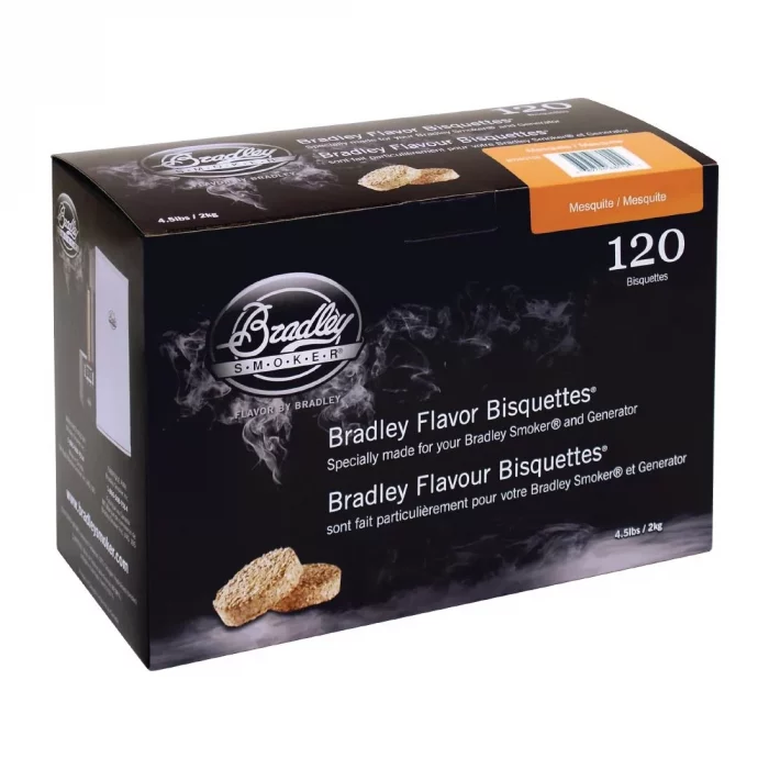 Bradley Food Smoker Mesquite Flavour Bisquette (Pack of 120) - Image 1