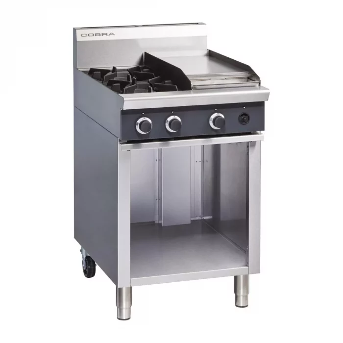 Blue Seal Cobra Propane Gas Range 2 Burner with Griddle C6CL - Image 1