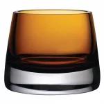 Utopia Joy Votive Glasses Amber 80mm (Pack of 6)