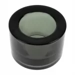 Utopia Chunky Black Tealight Holders (Pack of 12)