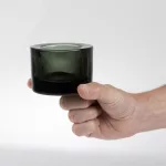 Utopia Chunky Black Tealight Holders (Pack of 12) - Image 4