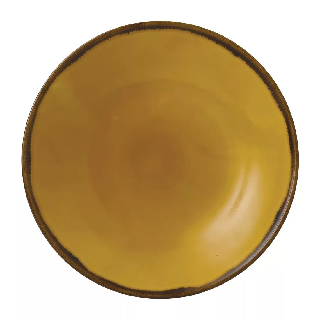 fj770_dudson.jpg Dudson Harvest Dudson Mustard Coupe Plate 288m (Pack of 12) - Image 1