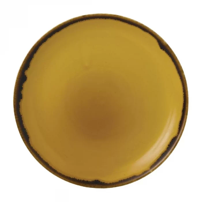 Dudson Harvest Dudson Mustard Coupe Plate 165mm (Pack of 12) - Image 1