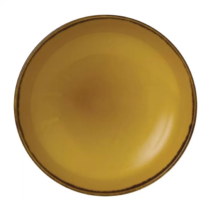 Dudson Harvest Dudson Mustard Coupe Bowl 248mm (Pack of 12) - Image 1
