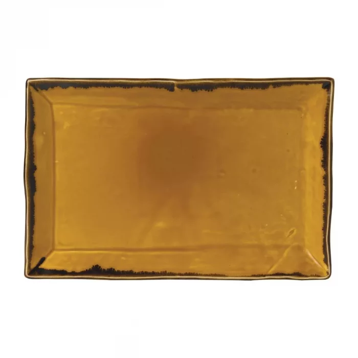 Dudson Harvest Dudson Mustard Rectangular Tray 285mm (Pack of 6) - Image 1