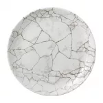 Studio Prints Kintsugi Agate Grey Coupe Plates 288mm (Pack of 12)