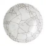 Studio Prints Kintsugi Agate Grey Coupe Plate 217mm (Pack of 12)