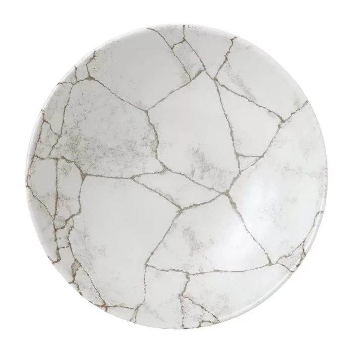 Studio Prints Kintsugi Agate Grey Coupe Bowls 182mm (Pack of 12) - Image 4