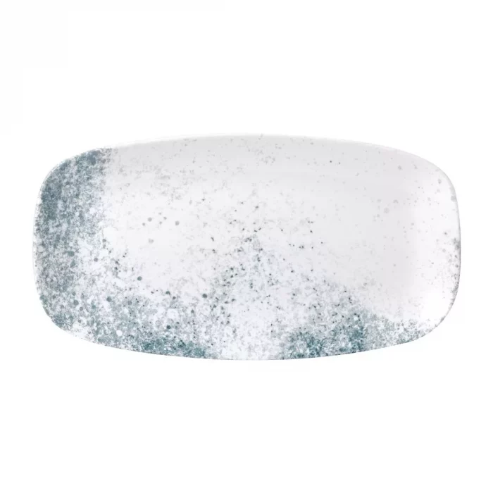 Studio Prints Haze Blue Chefs' Oblong Plate No. 4 13 7/8 x 7 3/8 " (Box 6) - Image 1