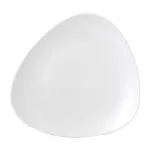 Vellum White Triangle Plate 10 1/2 " (Box 12)