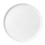 Vellum White Walled Plate 10 1/4 " (Box 6)