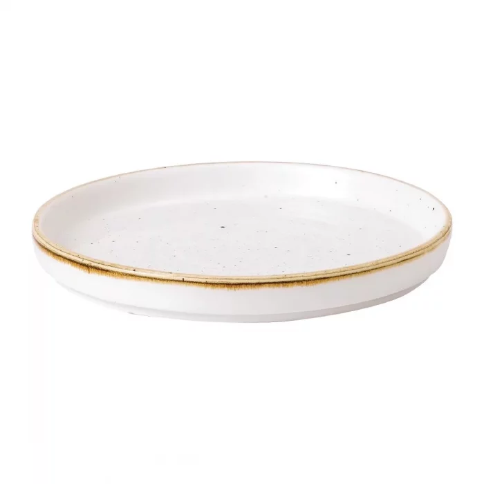 Stonecast Barley White Walled Plate 6 1/8 " (Box 6) - Image 2