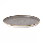 Stonecast Peppercorn Grey Walled Plate 10 3/4 " (Box 6) - Image 4