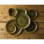 Stonecast Plume Olive Triangle Bowl 21oz (Pack of 12) - Image 2