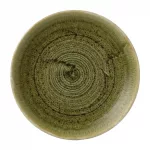 Stonecast Plume Olive Coupe Plate 6 1/2 " (Pack of 12)