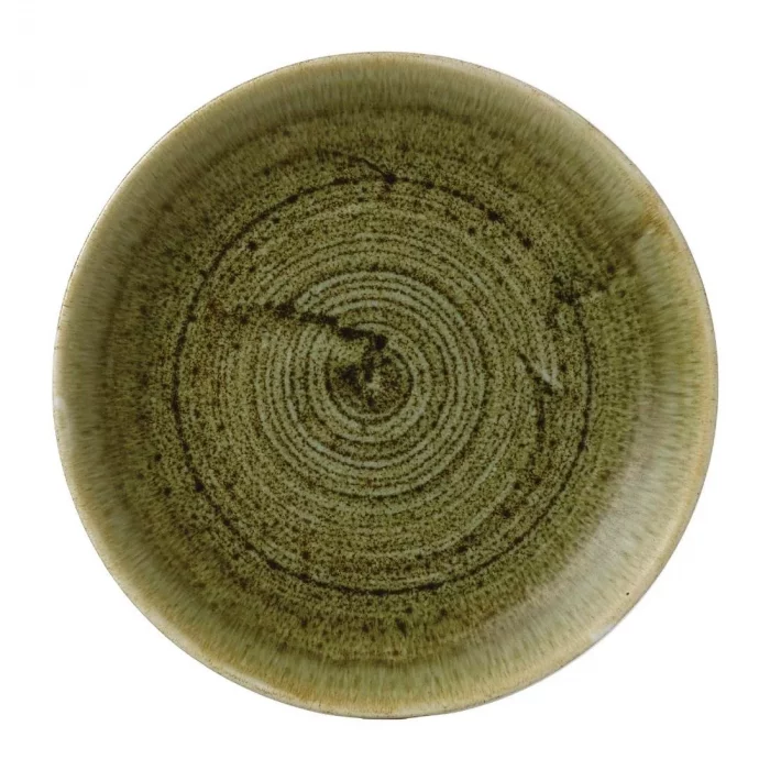 Stonecast Plume Olive Coupe Plate 6 1/2 " (Pack of 12) - Image 1