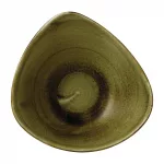 Stonecast Plume Olive Triangle Bowl 21oz (Pack of 12) - Image 3
