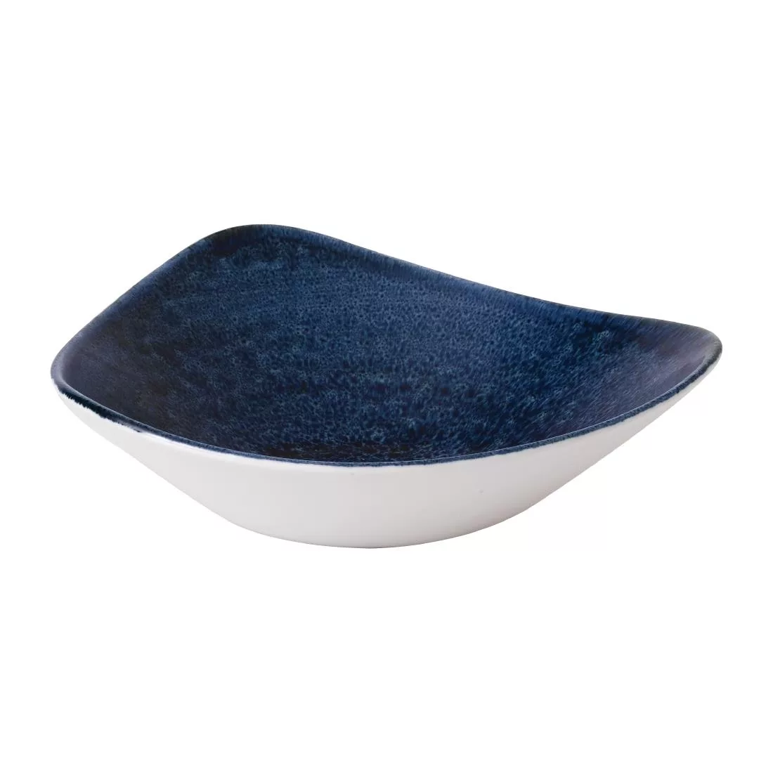 fj950_side.jpg Stonecast Plume Ultramarine Triangle Bowl 21oz (Pack of 12) - Image 1