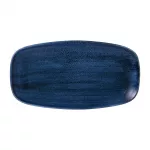 Stonecast Plume Ultramarine Chefs' Oblong Plate No. 4 13 7/8 x 7 3/8 " (Box 6)