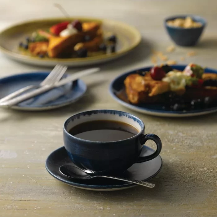 Stonecast Plume Ultramarine Cappuccino Cup 12oz (Pack of 12) - Image 3