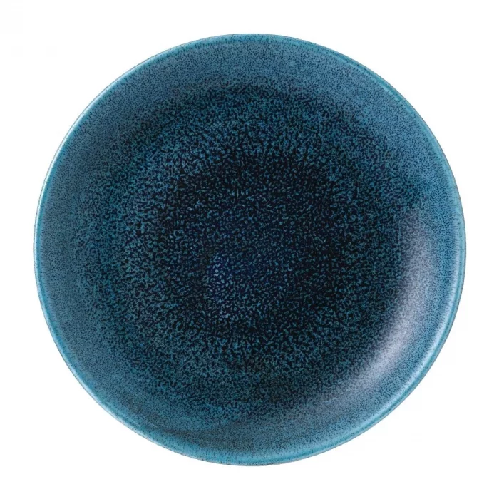 Stonecast Aqueous Lagoon Coupe Plate 6 1/2 " (Box 12) - Image 1