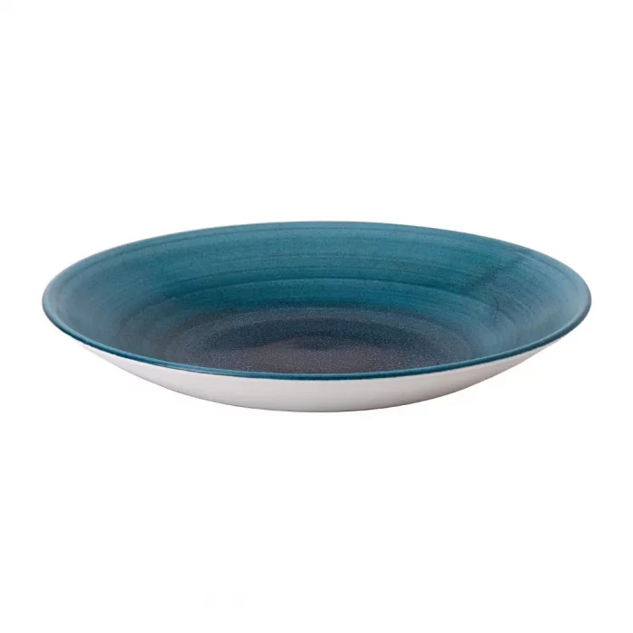 Stonecast Aqueous Lagoon Deep Coupe Plate 11 " (Box 12) - Image 1