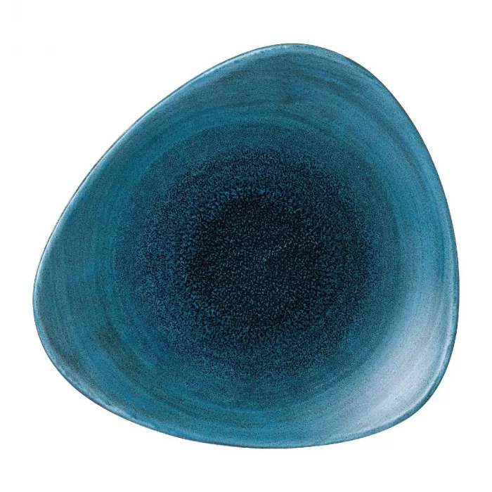 Stonecast Aqueous Lagoon Triangle Plate 9 " (Box 12) - Image 1
