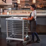 Cambro 2/1 Gastronorm Trolley 18 Tray Capacity Short - Image 2