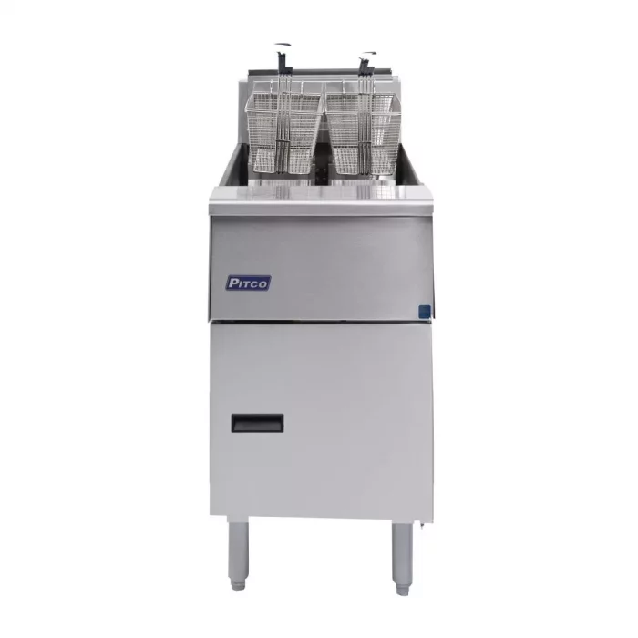 Pitco Single Tank Twin Basket Fryer SE14S-SSTC - Image 4
