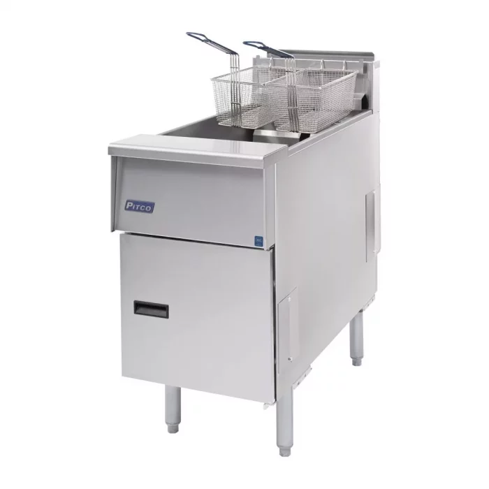 Pitco Single Tank Twin Basket Fryer SE14S-SSTC - Image 6