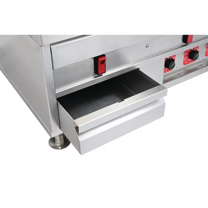 MagiKitch'n Heavy Duty Chrome Griddle MKE24 - Image 4