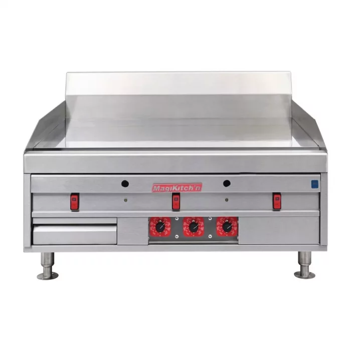 MagiKitch'n Heavy Duty Chrome Griddle MKE24 - Image 6