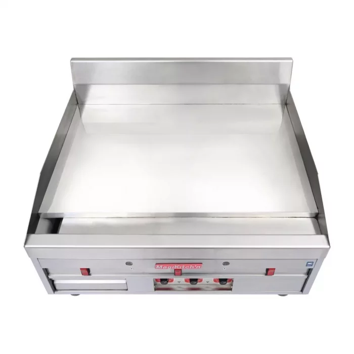 MagiKitch'n Heavy Duty Chrome Griddle MKE36 - Image 2