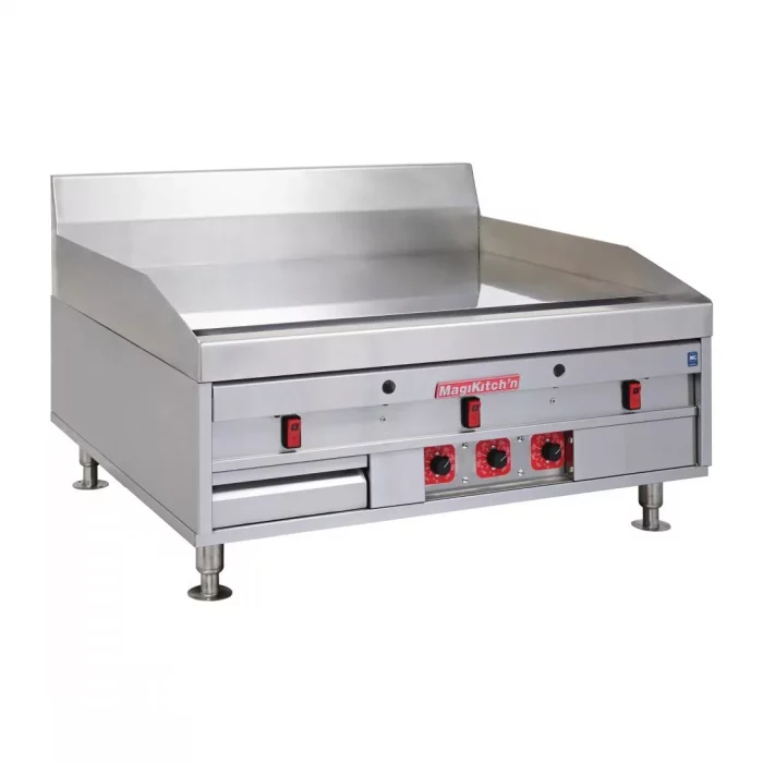 MagiKitch'n Heavy Duty Chrome Griddle MKE36 - Image 1