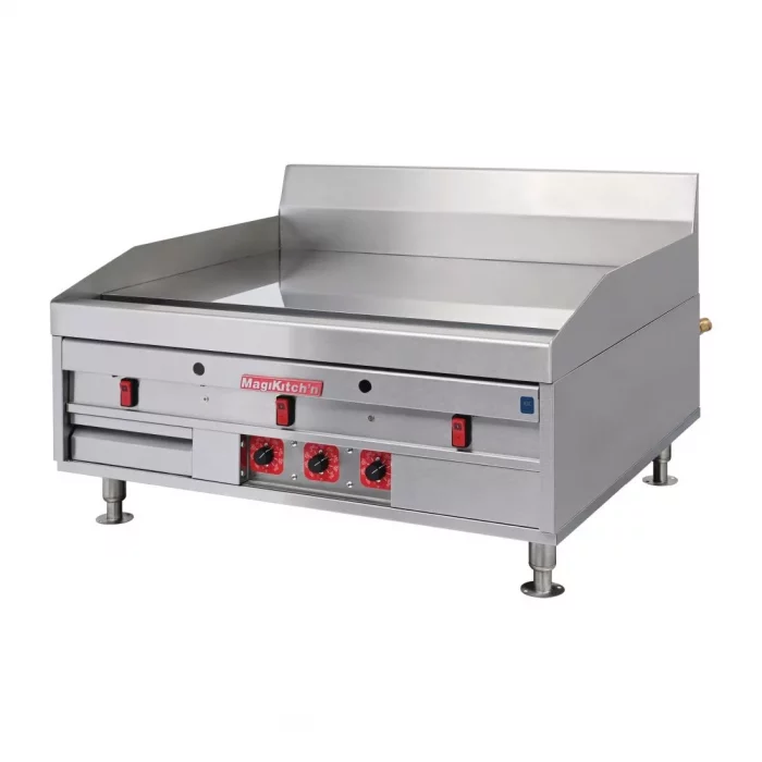 MagiKitch'n Heavy Duty Chrome Griddle MKE48 - Image 7
